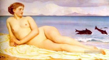 アクタエア 岸辺のニンフ 1868 アカデミズム フレデリック・レイトン Oil Paintings